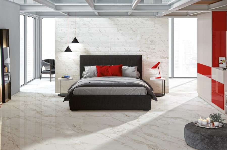 Isla.Calacatta St. Laurent tile style
