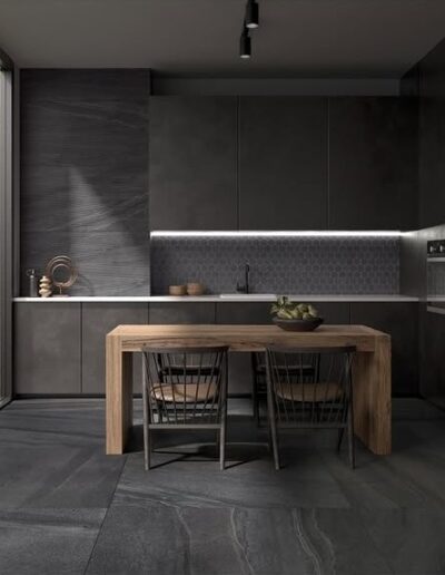 Black Flyzone Italian Tile